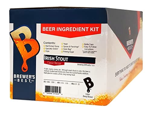 Brewer's Best - 1023 - Home Brew Beer Ingredient Kit (5 gallon), (Irish Stout) Yellow