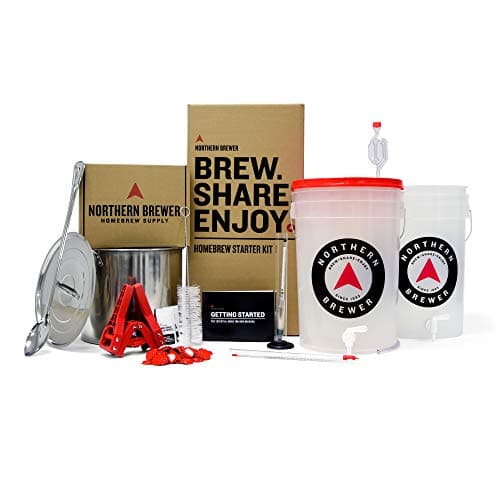Northern Brewer - Brew. Share. Enjoy. HomeBrewing Starter Set, Equipment and Recipe for 5 Gallon Batches (Hank's Hefeweizen)